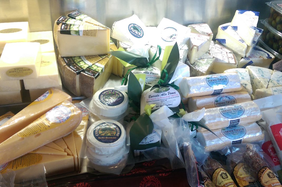 Our Gourmet market cheeses