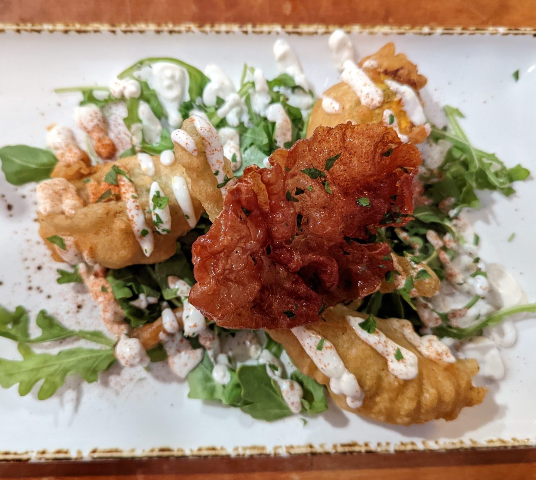 squash blossoms Rustic Kitchen LA