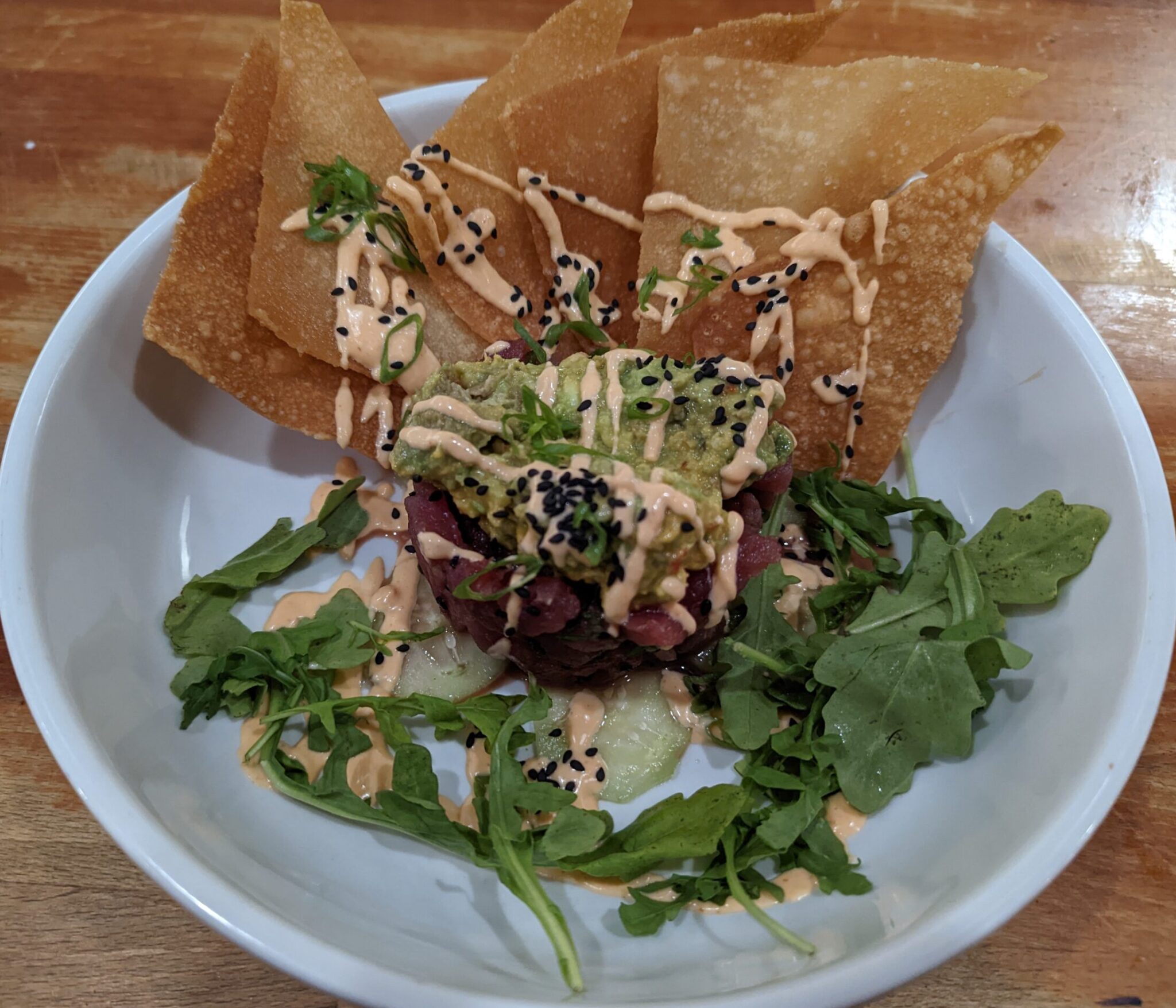 ahi tuna tartar Rustic Kitchen LA