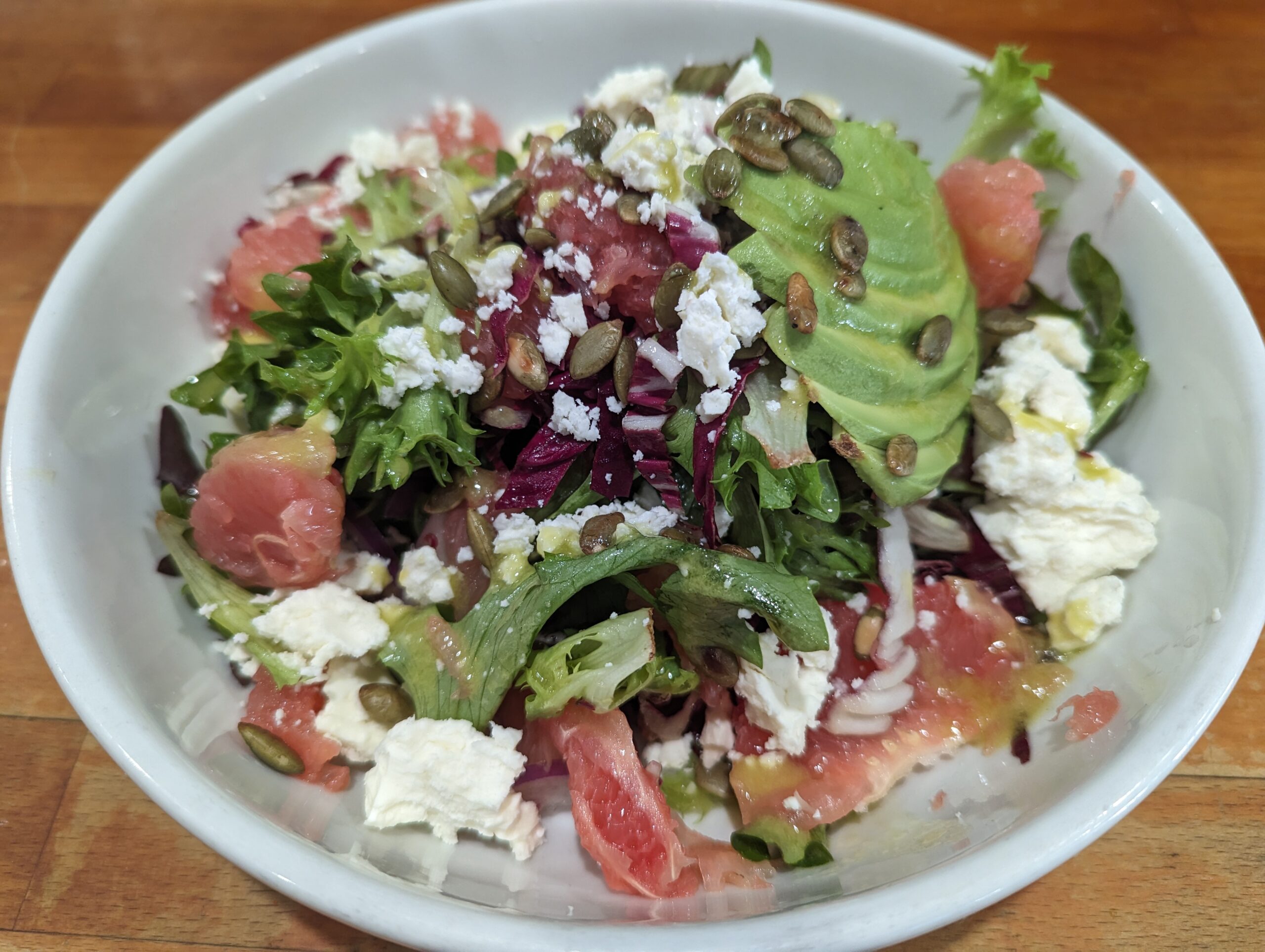 grapefruit feta salad - Rustic Kitchen LA